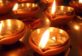 Diwali Blend of sweets crackers and light galore