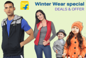 Flipkart Winter Wear special Deals and Offer for Women, Men, Kids