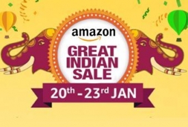 Amazon Great Indian Sale 20-23 Jan 2019  with 10% HDFC Discount