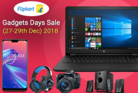 Flipkart Upcoming Grand Gadgets Days Sale 2018 27-29th Dec