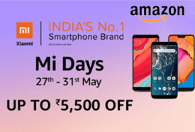 Amazon Mi Days Brand Sale- Shop Mobile at Best Price in India