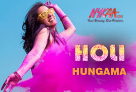 Nykaa Holi Hungama - Get Splash of the Best Discounts and Offers
