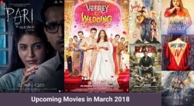 Upcoming Bollywood movies in March 2018