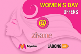 Flaunt your vogue this womens day with great discounts at Zivame, Myntra, Jabong