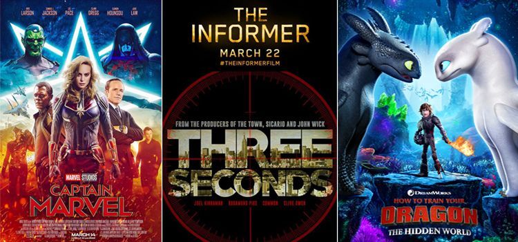 Hollywood Movies In March